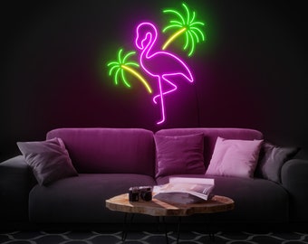 Pink Neon Sign - Etsy