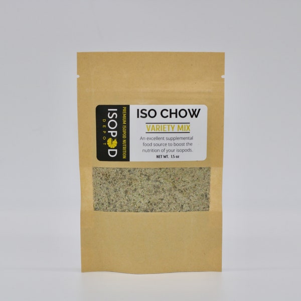 Iso Chow Variety Mix Blend - Premium Isopod & Springtail Food