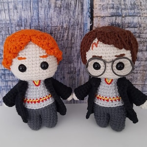 Wizard Male Students Amigurumi Pattern - NightCraft