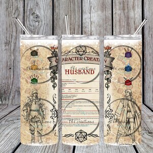 Husband Charakterkarte 20 Unzen Edelstahl Becher