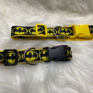 1” Wide Dog Collar/BatmanDog Collar/1” Wide Pet collar/Justice League Dog Collar