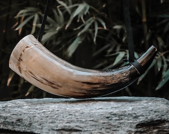 Natural Born Viking Blowing Horn