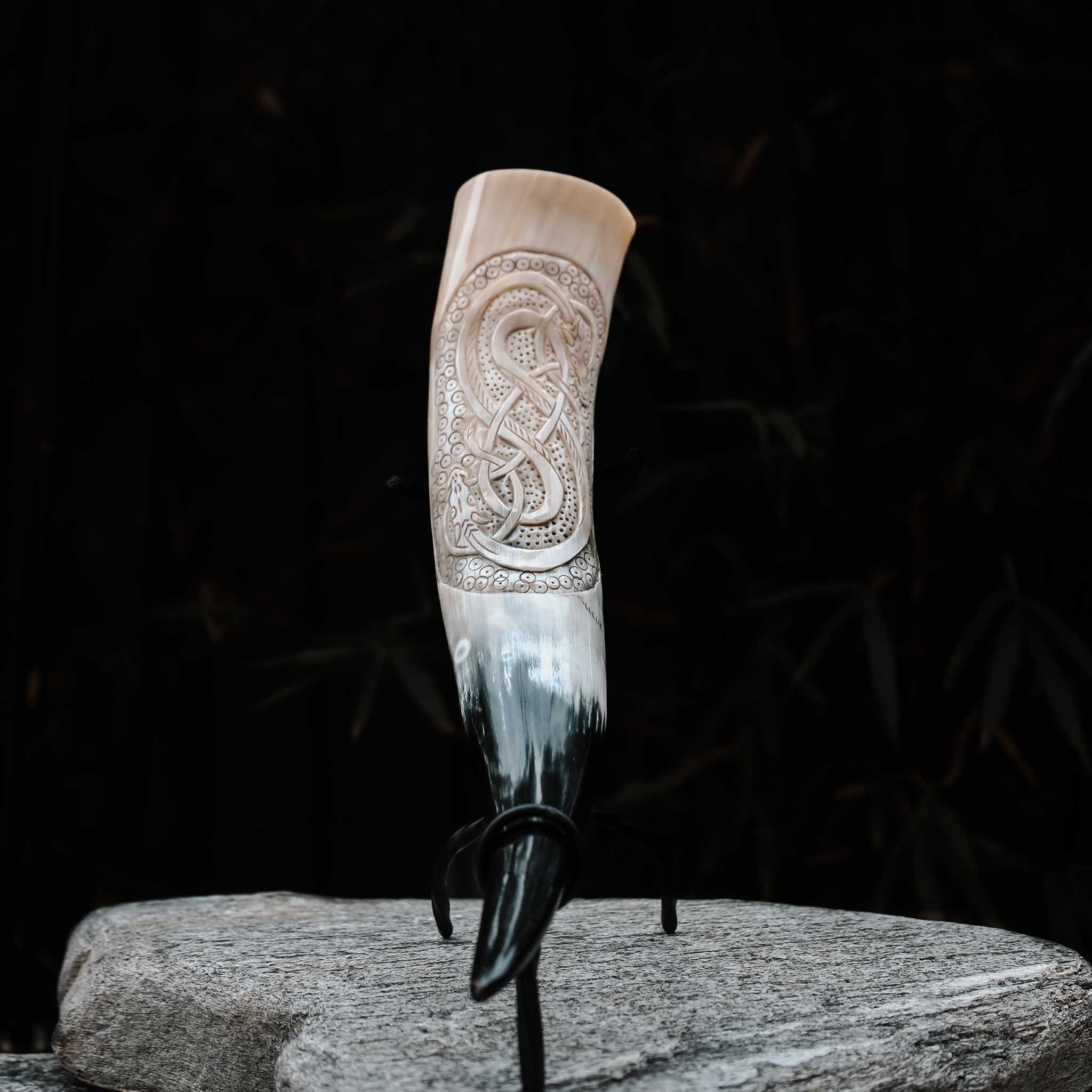 Large Drinking Horn - Etsy