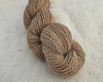 Light brown alpaca yarn 2ply 200 yards