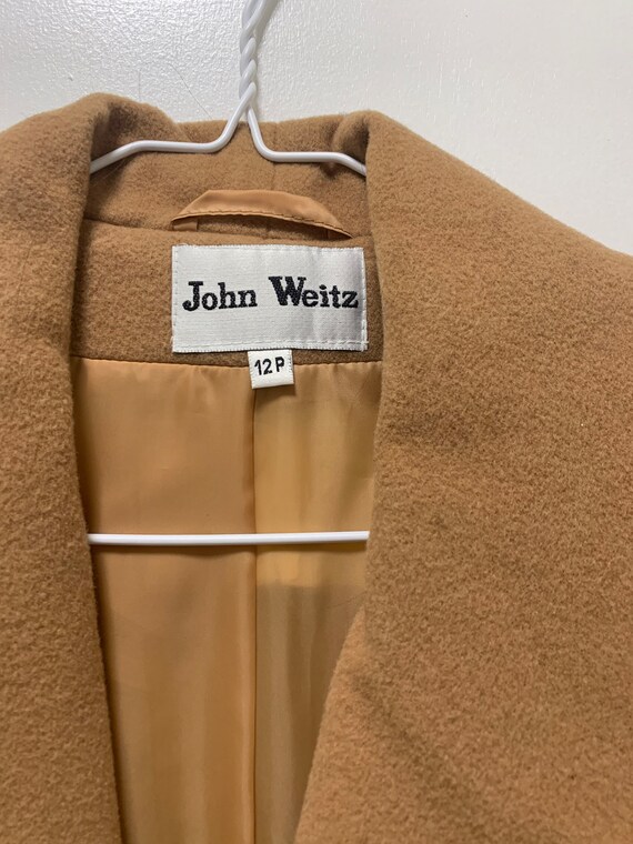 VTG Cashmere Lambswool Longcoat by John Weitz - image 2