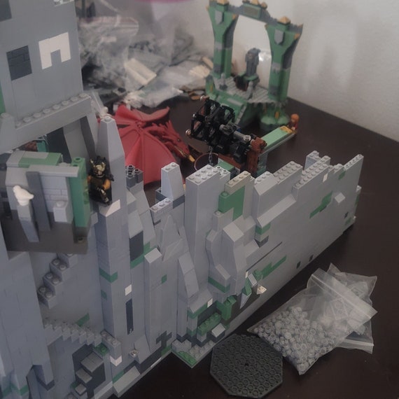 Custom Lego Erebor in Stock Can Also Split the Set Int 4. Secret Stairs secret Door Forge blacksmith armory W the Lego Erebor Set Built In Etsy Canada