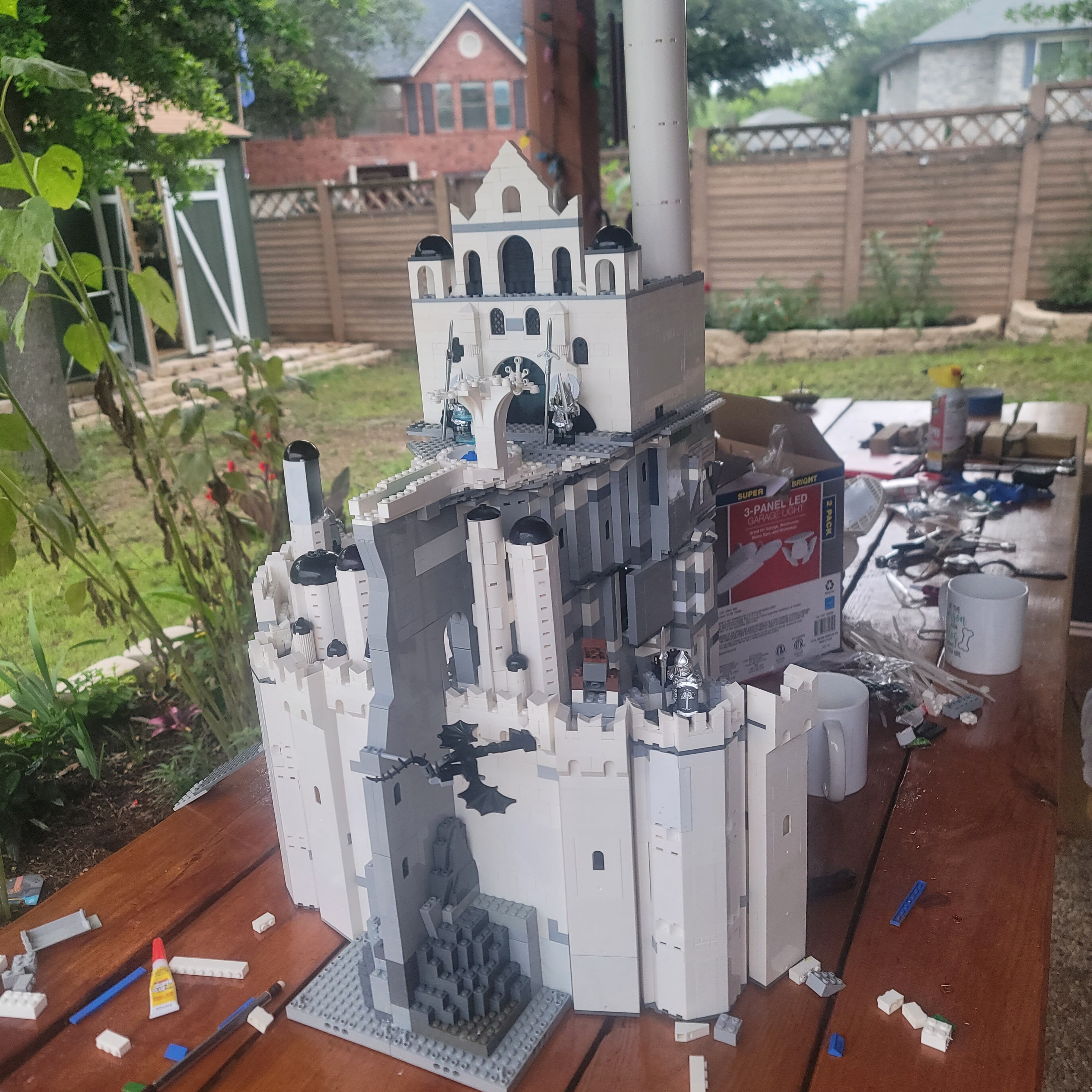 Split Listing Custom Lego Minas Tirith Completed Available to 