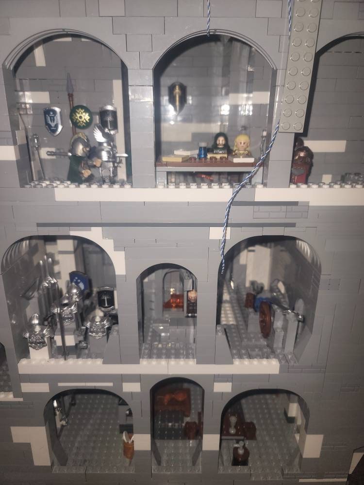 Minas Tirith Hall of the King MOC by soffer : r/lego