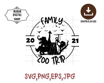 Download Zoo Birthday Svg Etsy