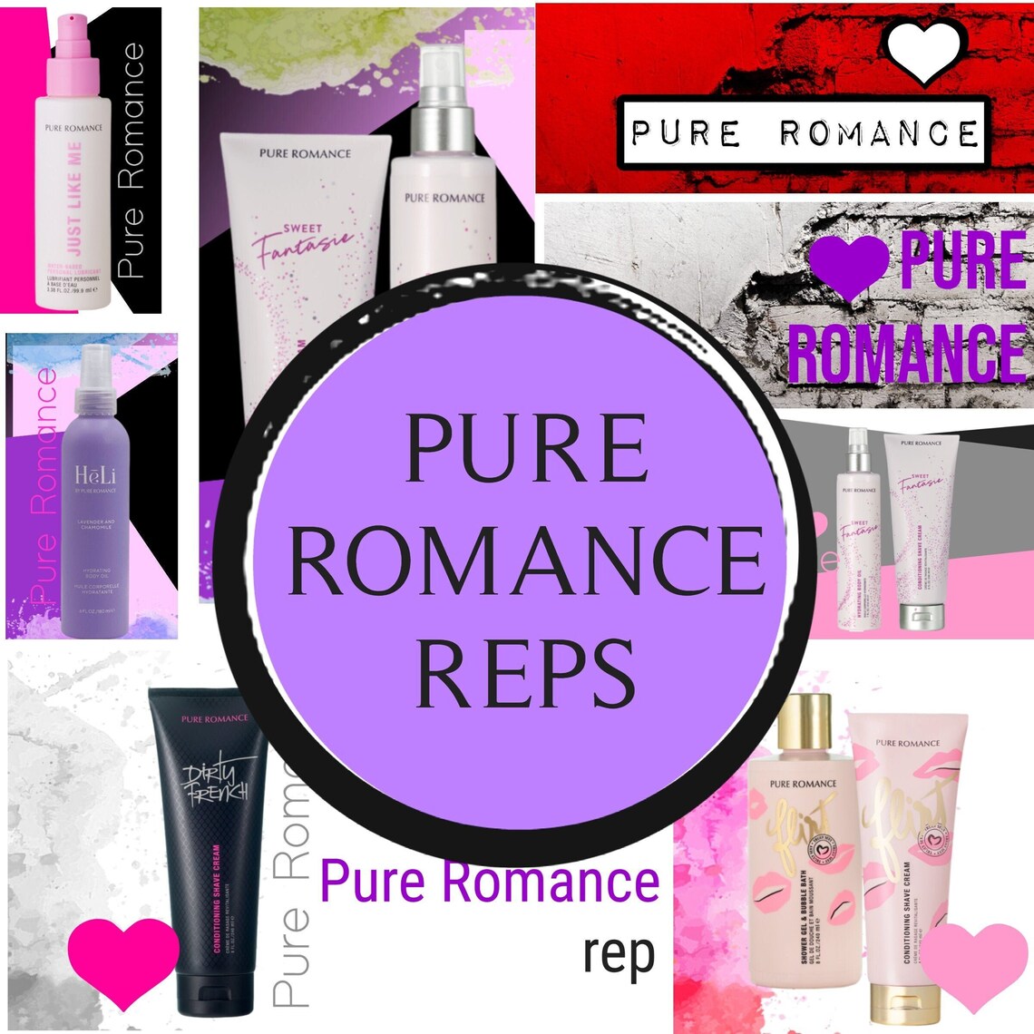 Pure Romance Reps Social Media Package / Pure Romance Vision Etsy
