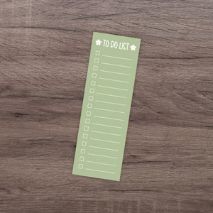 Cute To Do List Notepad | Stationary | Mini Notepad | To Do List | Floral To Do List