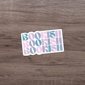 Bookish Trio Sticker | Cute Sticker | Kindle Sticker | Booktok Sticker | Kindle Decor | Waterproof Sticker
