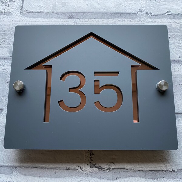 Modern House Signs Etsy UK