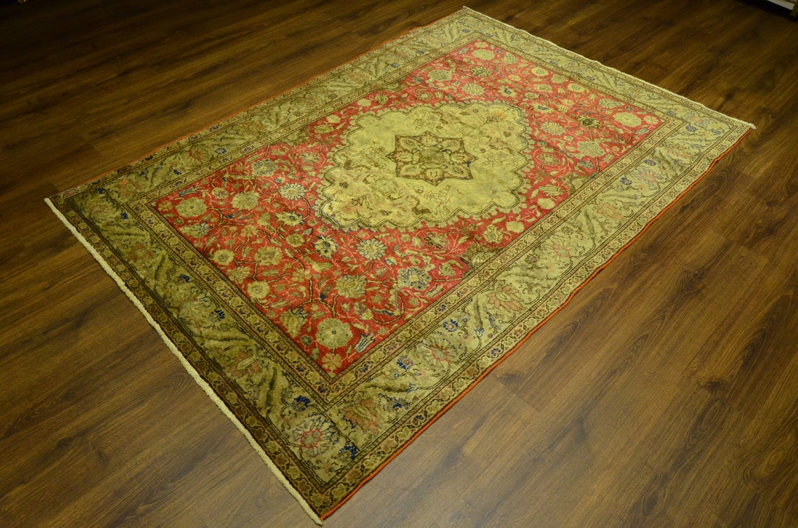 Oushak TeppichVintage TeppichTürkischer TeppichHand knoten | Etsy