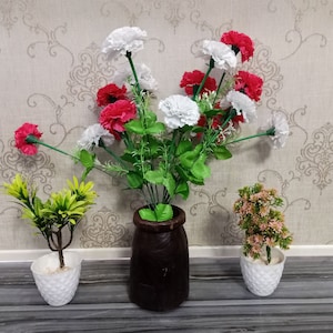 Vintage Holz Blumentopf, Vintage Holzmaserung Messtopf, Indische Küchenutensilien, Holztisch Top Planter, Holz Gartentopf.