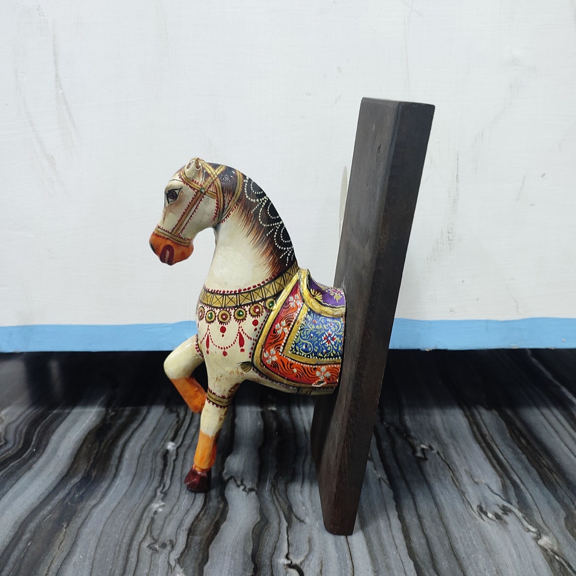 Wooden Ethnic Horse Head Wall Hanging Hand Carved Horse Head Etsy