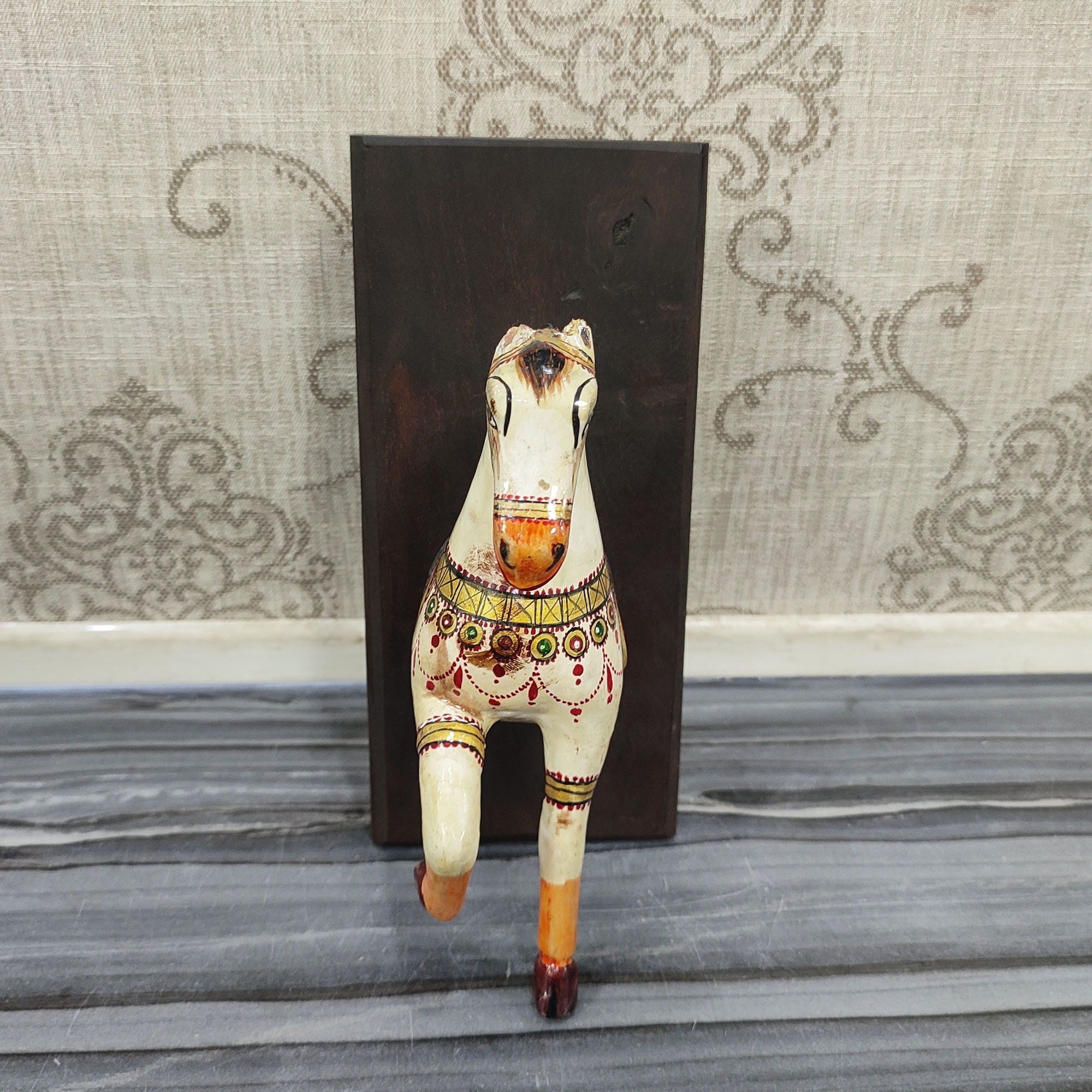 Wooden Ethnic Horse Head Wall Hanging Hand Carved Horse Head Etsy