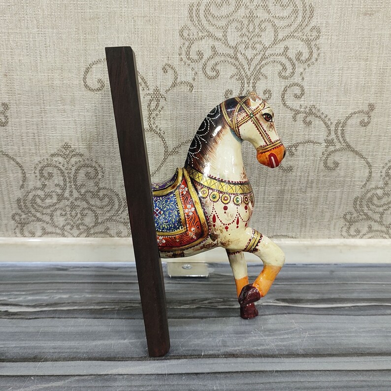 Wooden Ethnic Horse Head Wall Hanging Hand Carved Horse Head Etsy