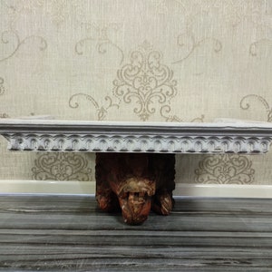 Wooden Carved Peacock , Wooden Carved Antique Wall Decor ,Antique Wall Decor Bracket ,Wooden Bracket With Shelf , Wooden Wall Hanging Shelf.