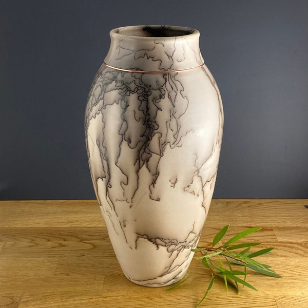 Large Horsehair Vase