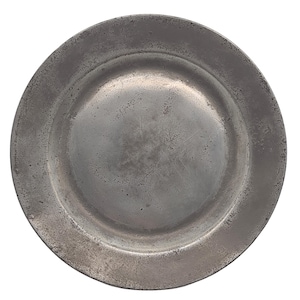 Antique Pewter Plate, Georgian Stamped Pewter Dish, Late 18th / Early 19th Century, Period Decor