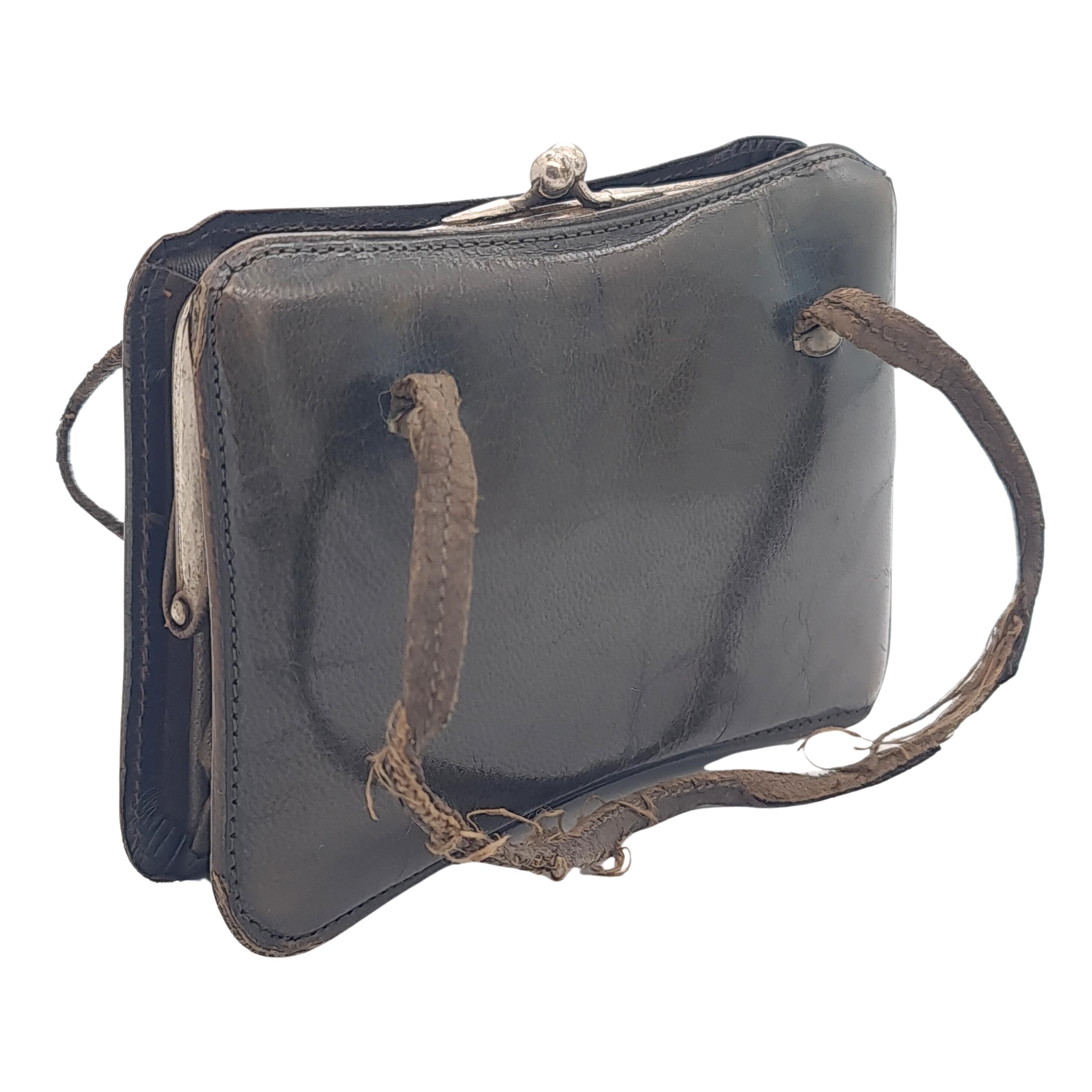 Vintage primitive bag 1900s 民族 アンティーク 0_Antique_Leather_Hand_Tooled_