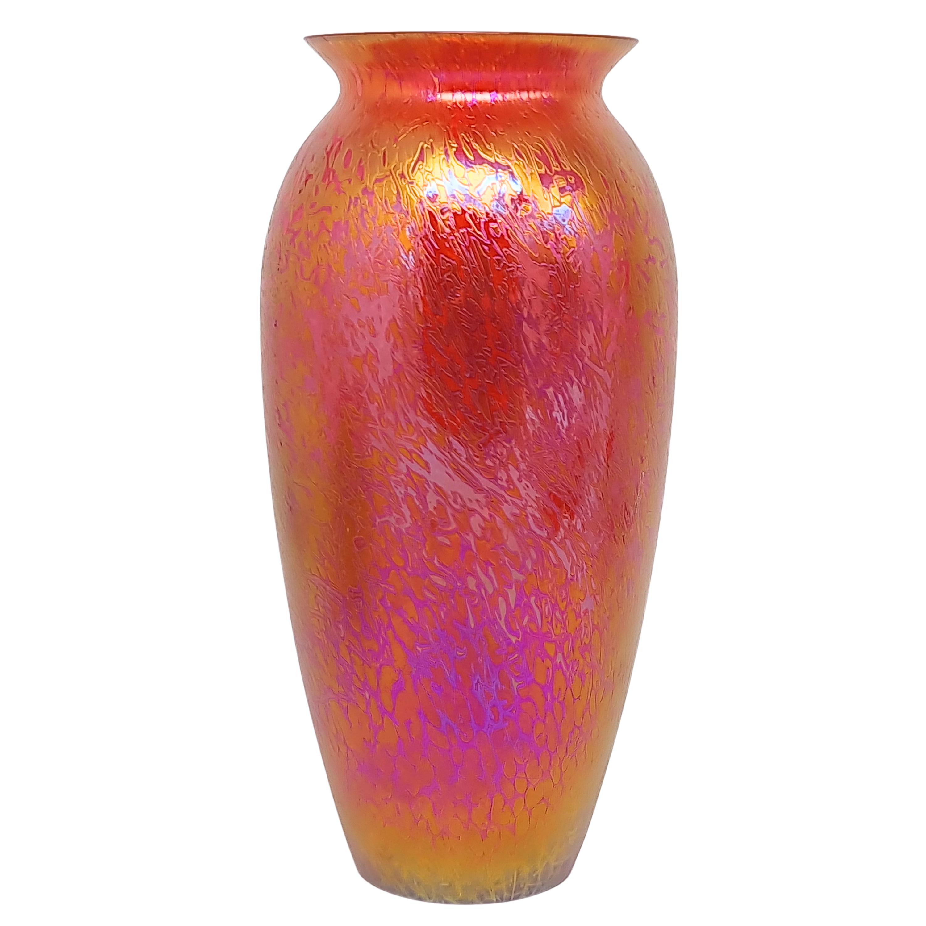 Orange Pink Vase