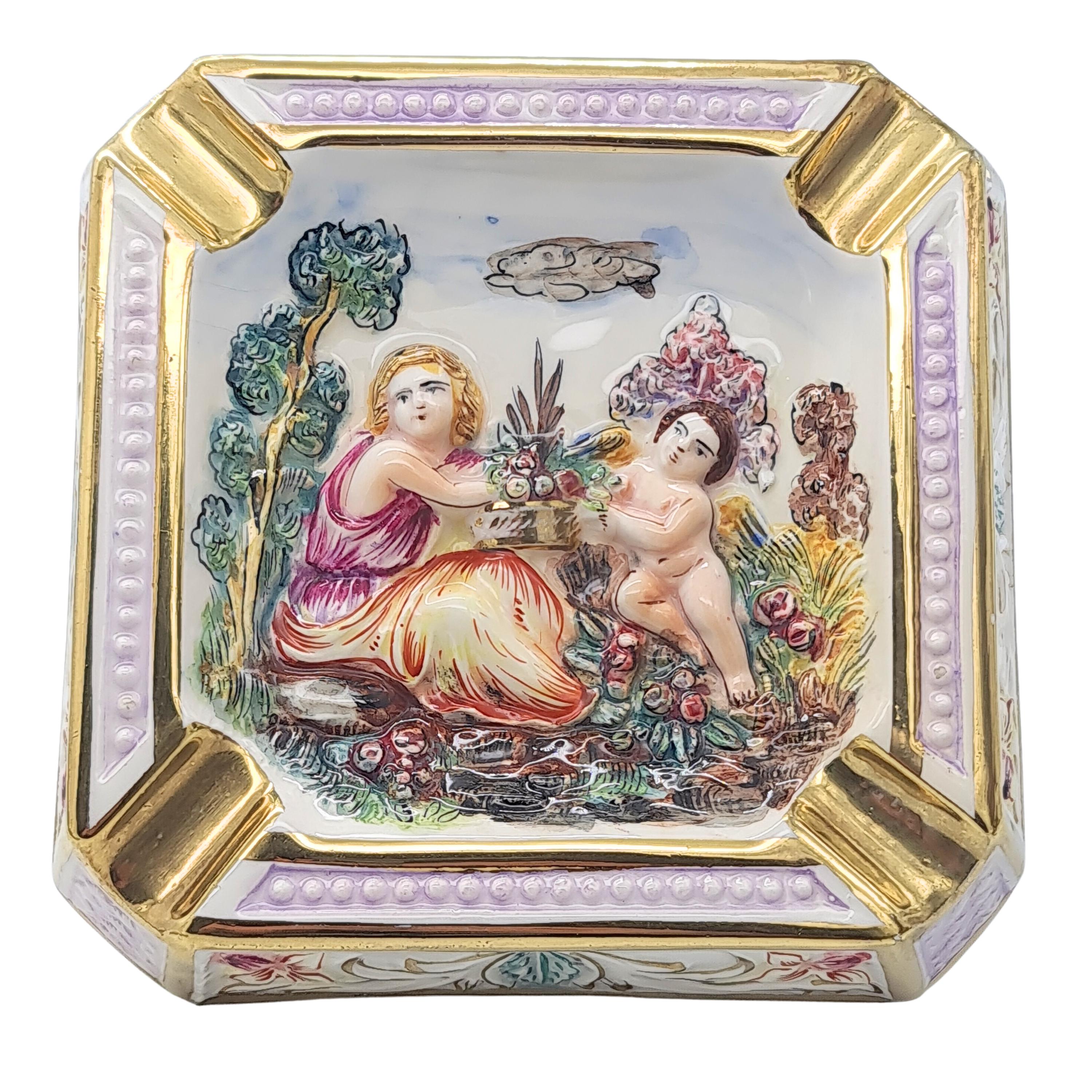Capodimonte Ashtray - Etsy