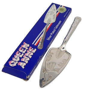 Vintage Silver Plated Cake Server: Kings Pattern Dessert Utensil