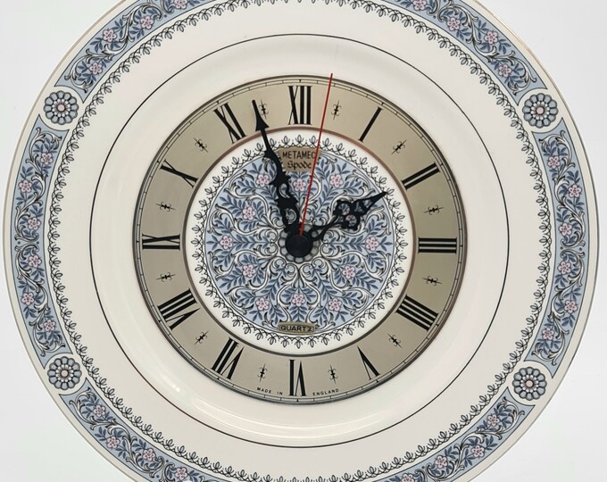 Spode Clock Spode Firenze Wall Clock Vintage Decorative English Bone China Plate ...