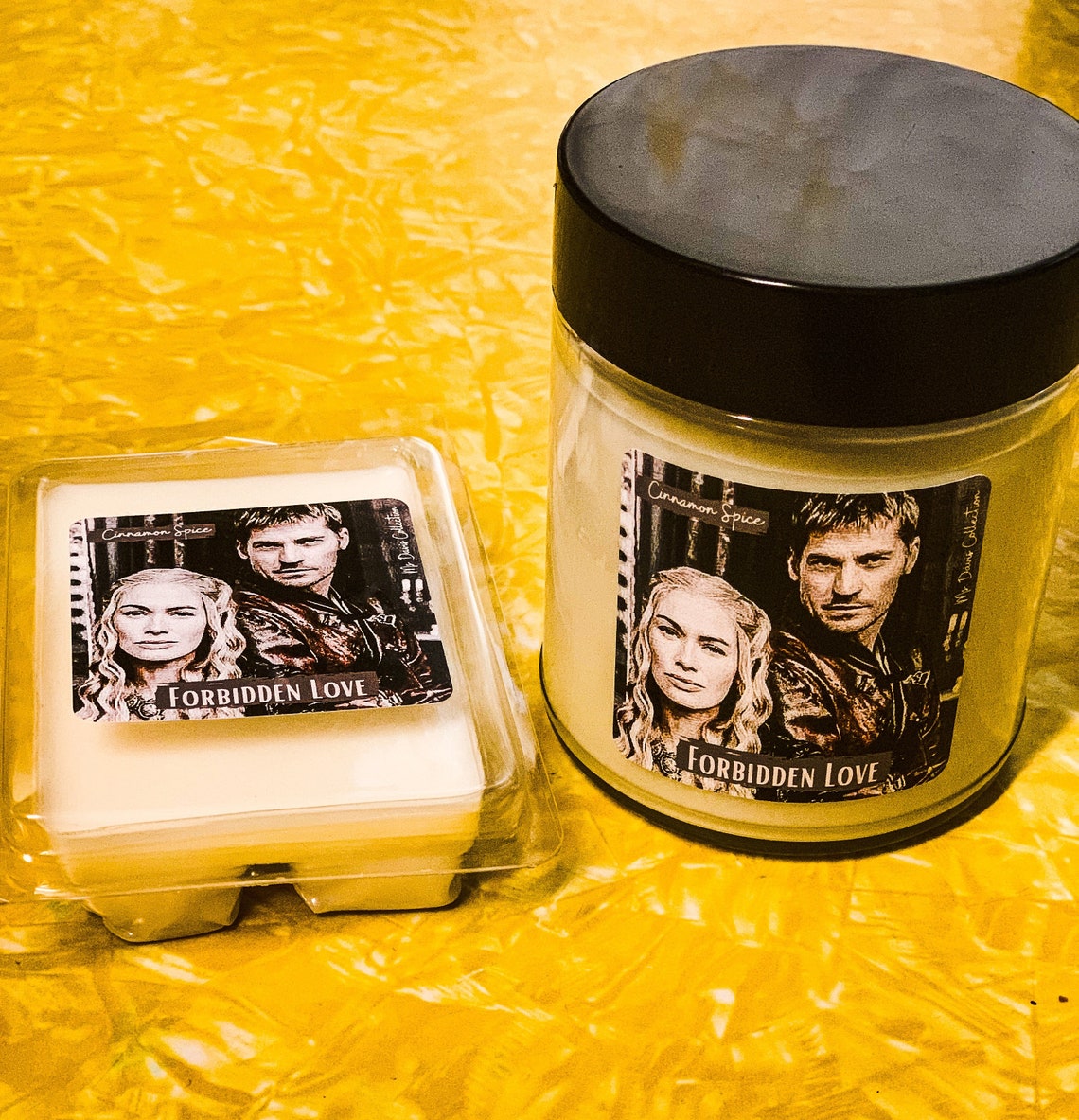 Glass jar Game Of Thrones candle & wax melts Etsy