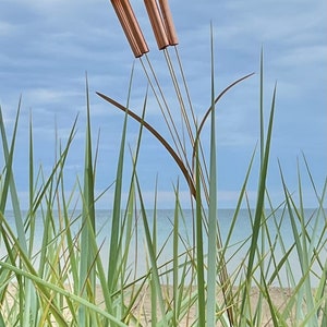 Copper Cattail Wind Chimes image 9