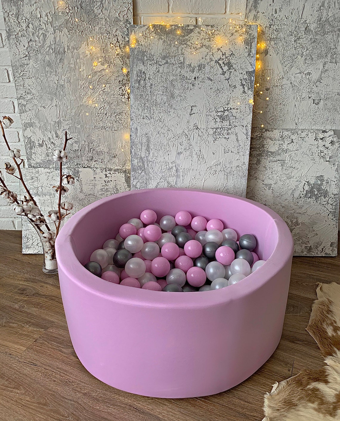 Ball Pit 200 Balls included Red foam ball pit baby ball Etsy