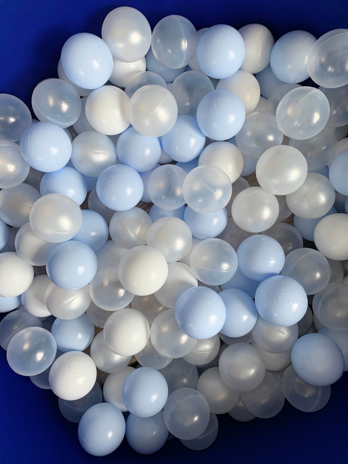 Ball Pit 200 Balls included Blue foam ball pit baby ball Etsy