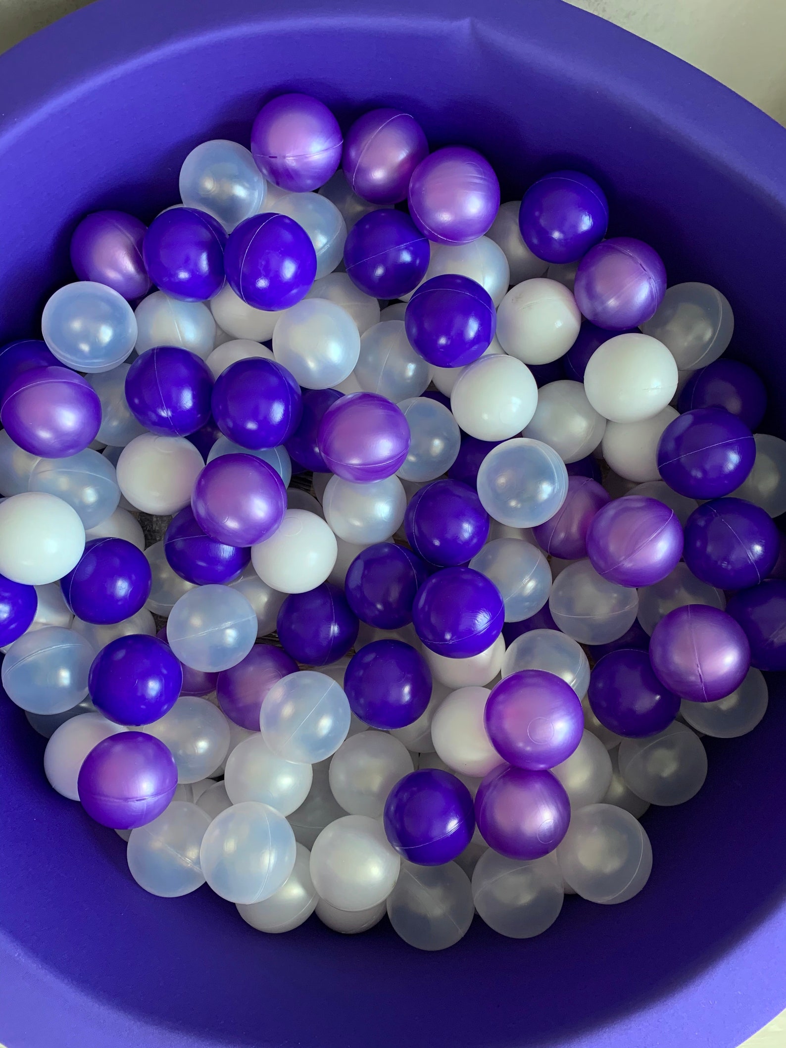 Ball Pit 200 Balls included Blue foam ball pit baby ball Etsy