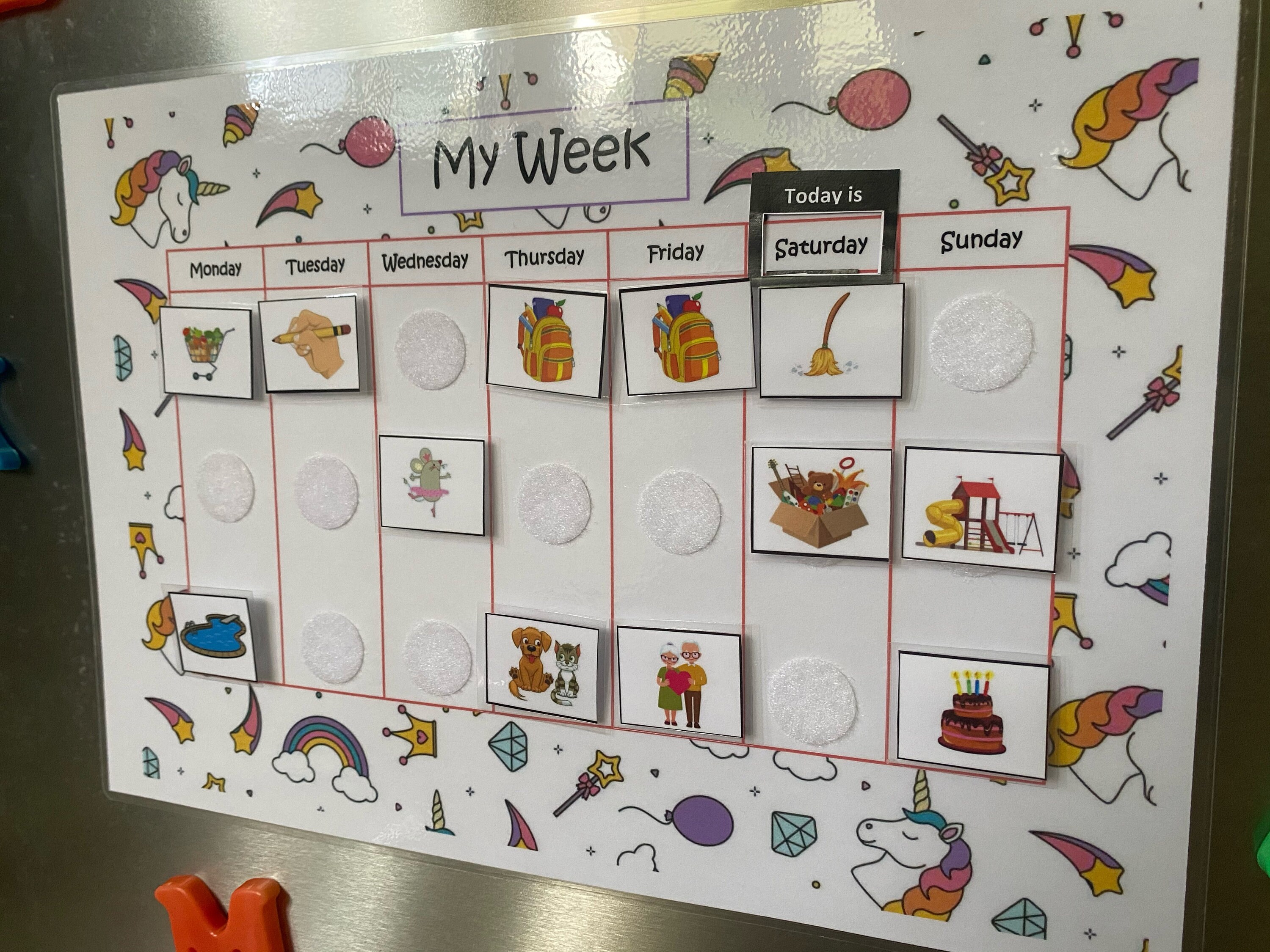 Kids Visual Weekly Planner Printable Organisation Kids - Etsy Australia