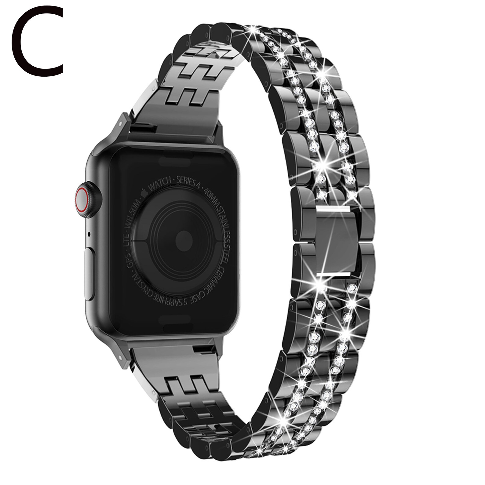 Diamond Gold Apple Watch Band Watch Band 38mm 40mm 42mm 44mm Etsy