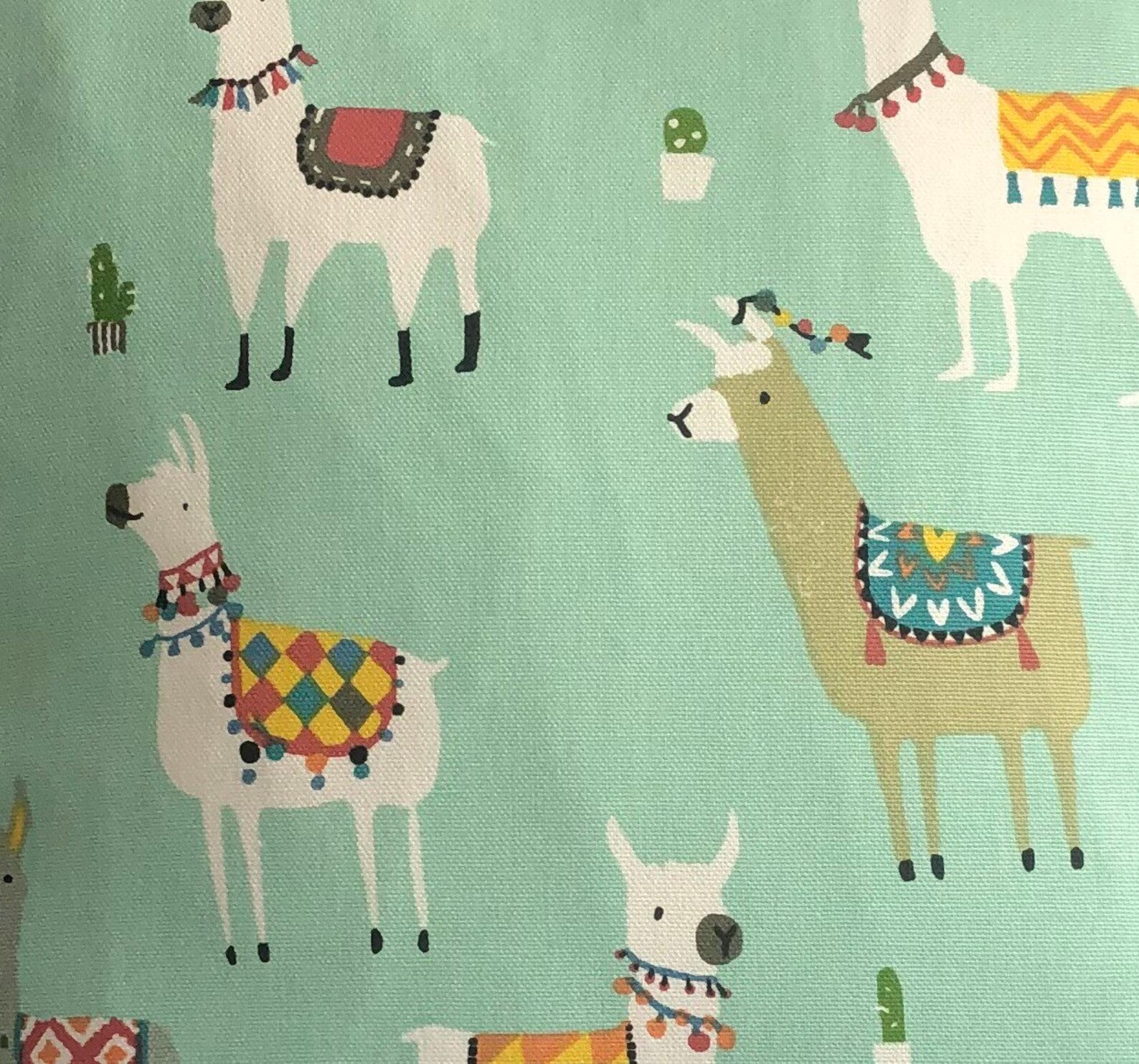 Prätigious Stoff Lama Kissenbezug Dekokissen | Etsy