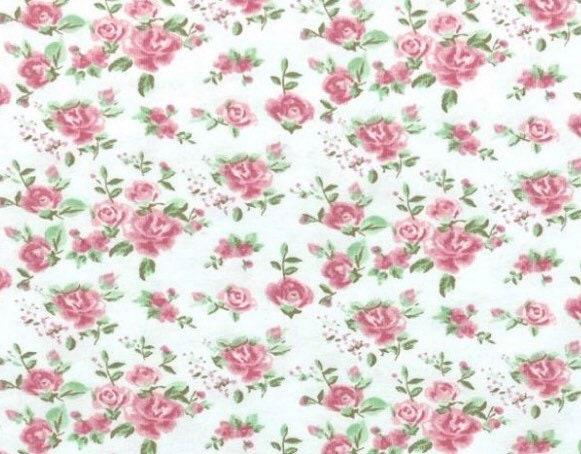 Vintage Floral Cotton Jersey Fabric Spring Floral Cotton - Etsy UK