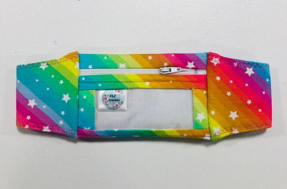 Insulin pump band, Girls Slim Diabetic pump bands with window, slim diabetic belts, girls diabetic pump belt