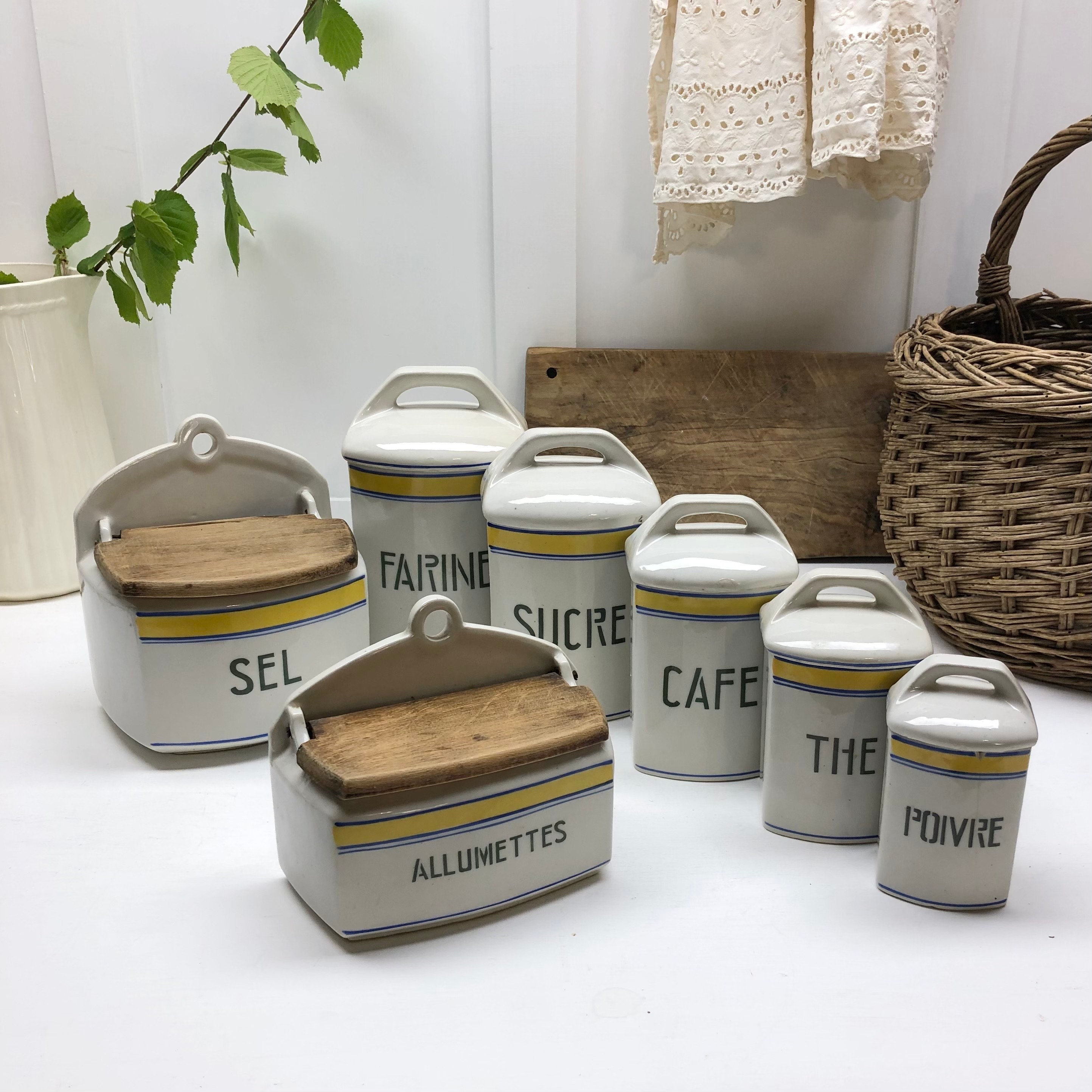 Jars フランス製 キャニスター 新品 French sucre jar - Etsy 日本