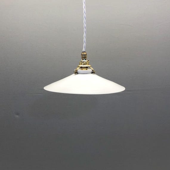 ご確認用　フランス アンティーク オパリンミルクガラス　ランプシェード フランスのヴィンテージオパリンランプシェード：ミルクガラスの