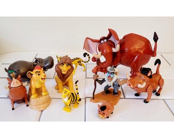 Pumbaa Simba & More Figure Lot Set LION KING Toy Figures Cake Topper