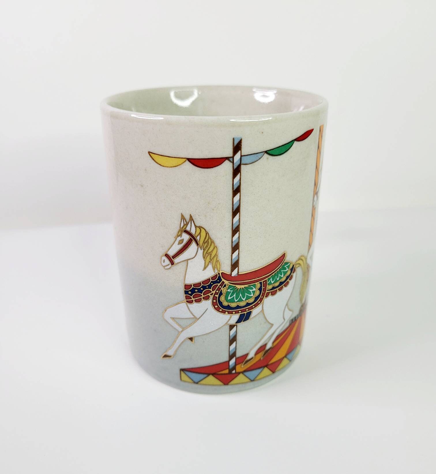 Otagiri Carousel Horse Coffee Mug Cup Merry Go Round 10oz Etsy