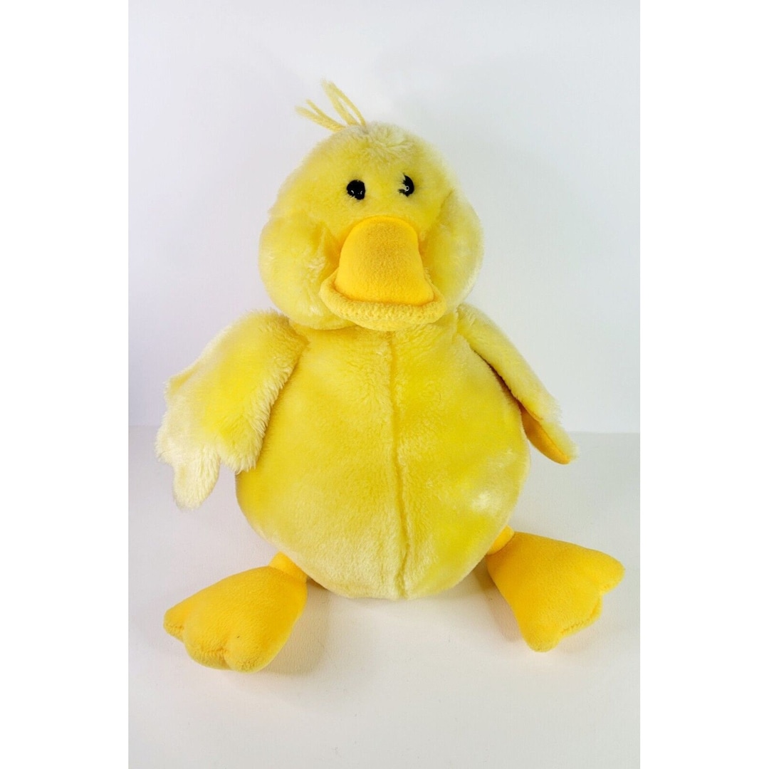 Gund Heads and Tales Yellow Plush Chick Animal 11 Soft Etsy
