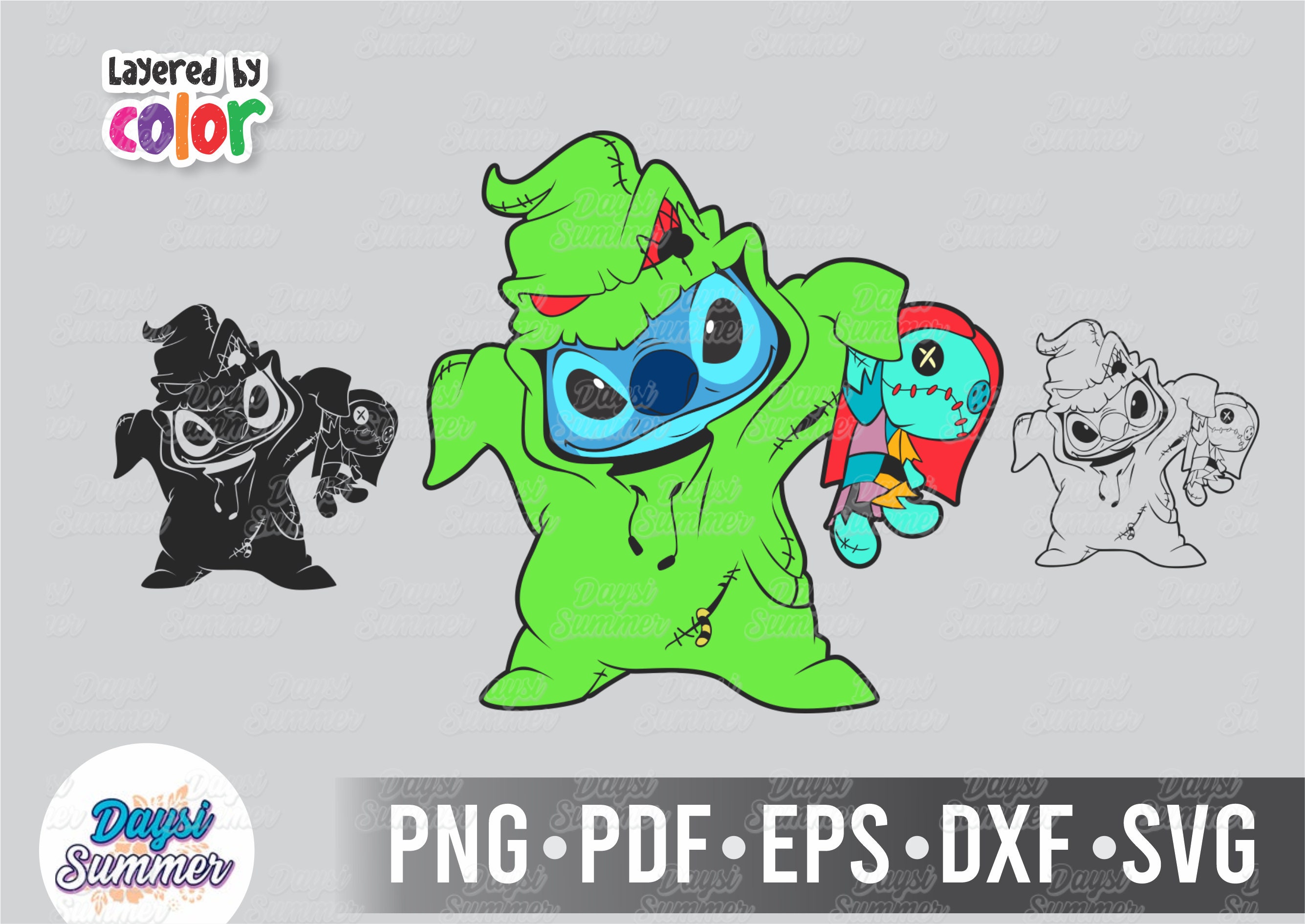 Stitch Oogie Boogie Svg