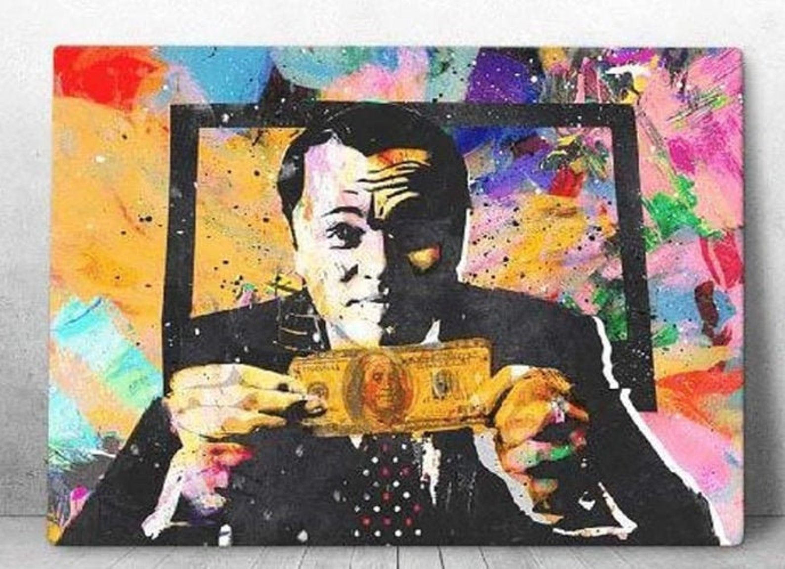 Wolf of Wall Street Jordan Belfort Colorful Motivational Art Etsy
