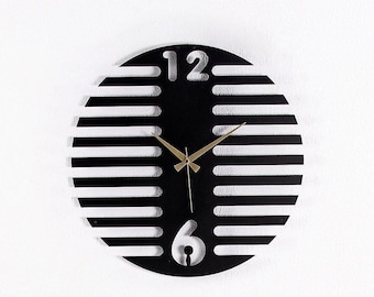 Modern Wall Clock for Indoor, Silent Mechanism, Geometric Metal Line Art, Latin Number, 3D Wall Hangings, Horloge Murale, Gifts for Family