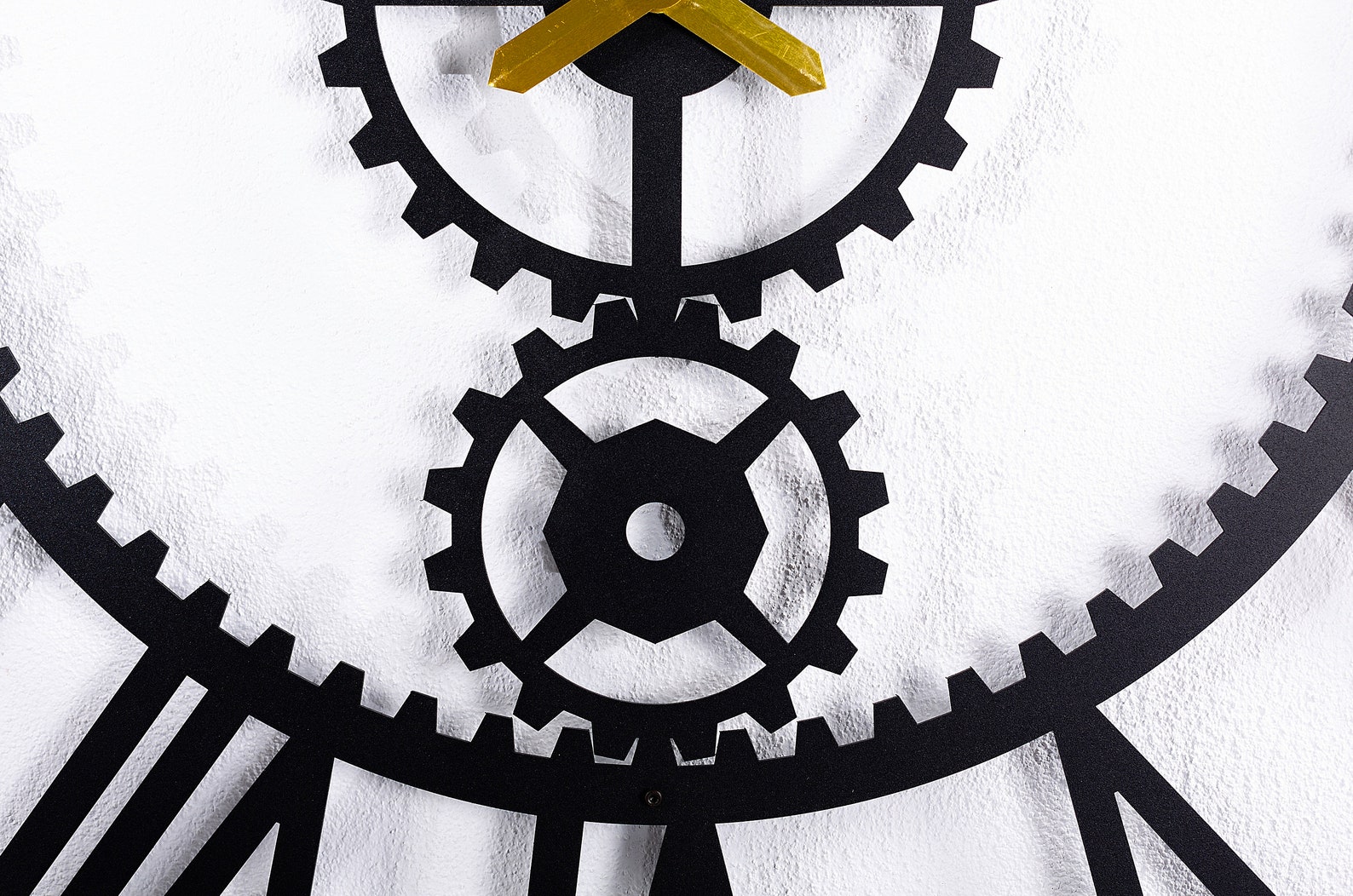 Queen Metal Extra Large Wall Clock Silent Oversize Clock Etsy