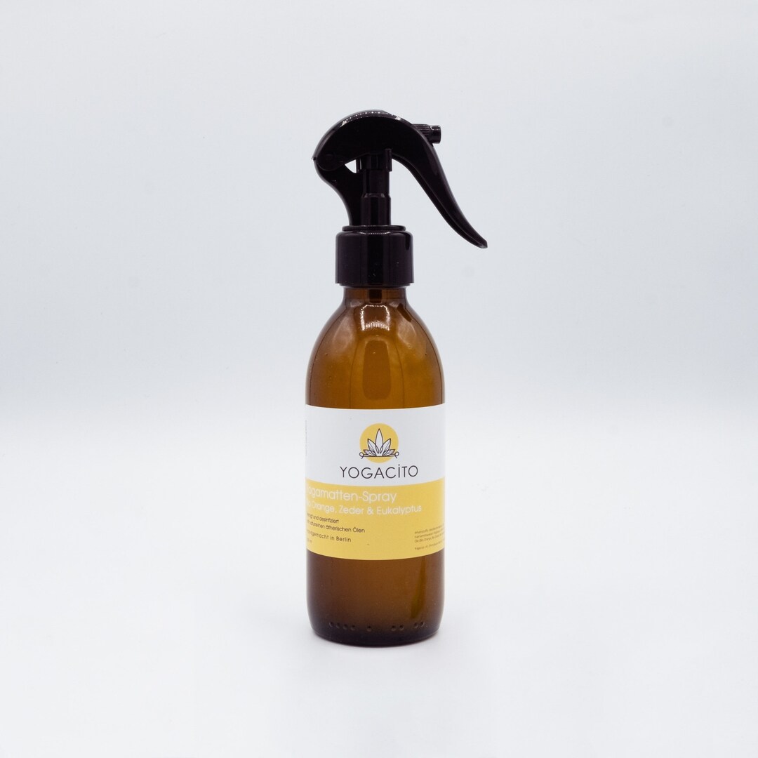 Yoga Mat Spray Eucalyptusorangecedar With Antioxidant Essential Oils